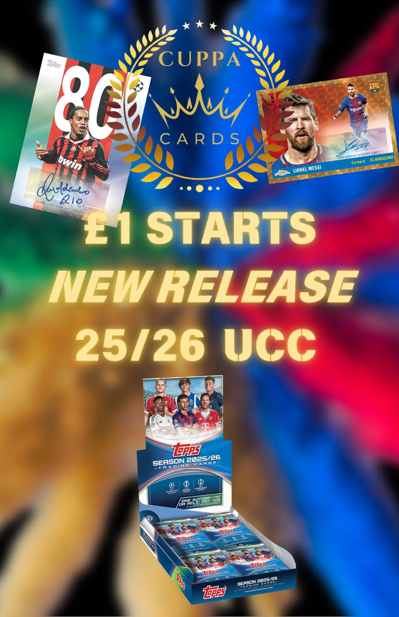 £1 STARTS / FREE CARDS - UCC HOBBY Flagship! with YKG 🦉