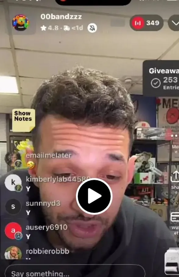 Thumbnail for live show