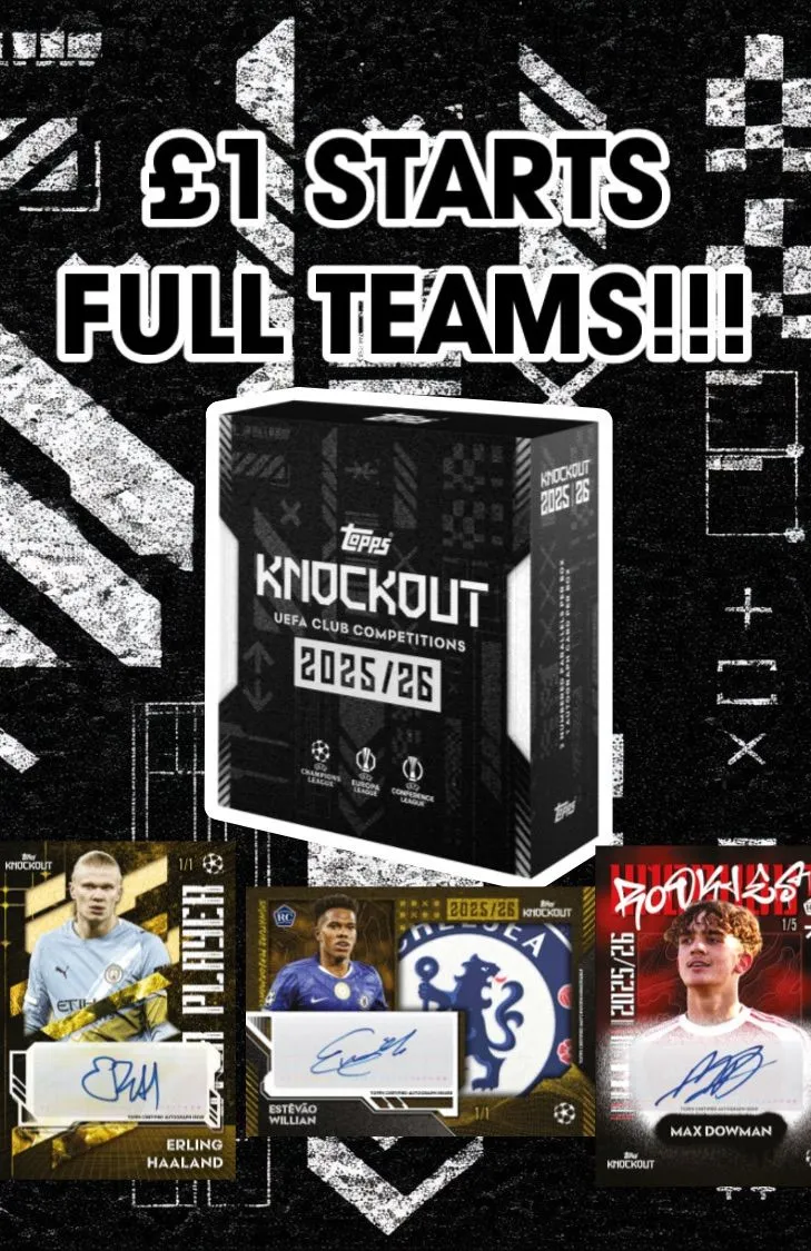 🇬🇧 £1 STARTS FULL TEAMS!!! UCC KNOCKOUT