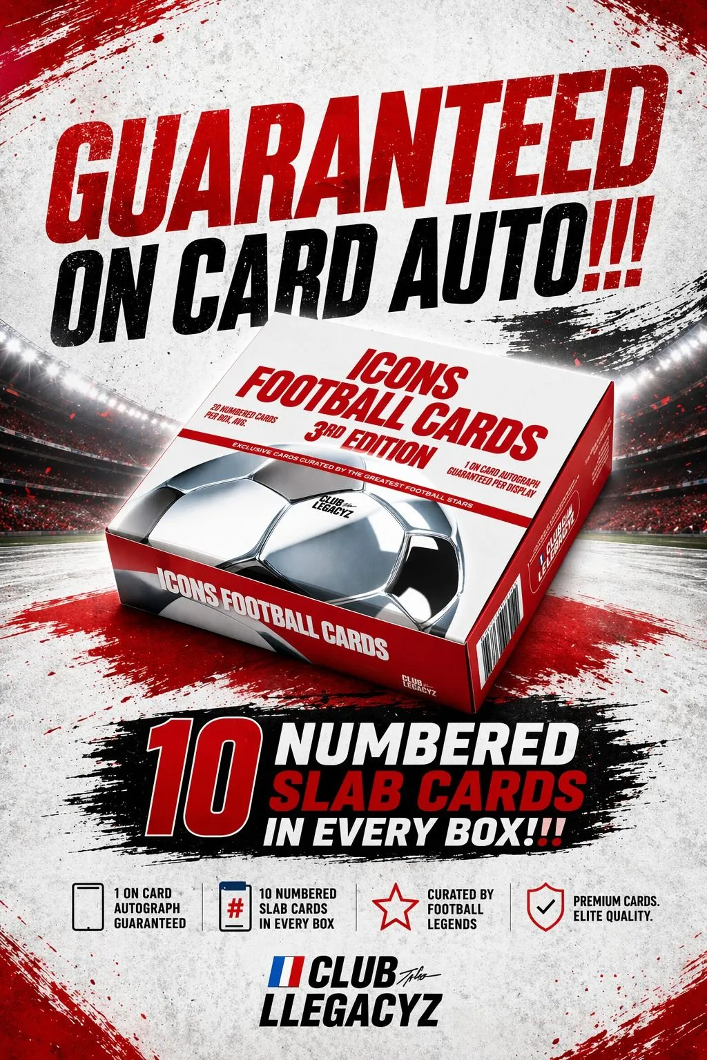 £1 STARTS - GUARANTEED ON CARD AUTO!!! CLUB LEGACYZ 3RD EDITION