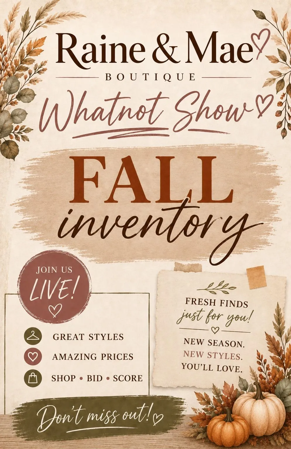 Thumbnail for live show