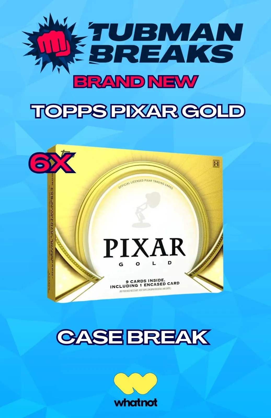 TOPPS PIXAR GOLD CASE BREAK!