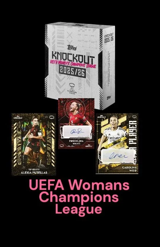 🚨Brand New Release🚨 Topps Knockout Uefa woman’s champions league