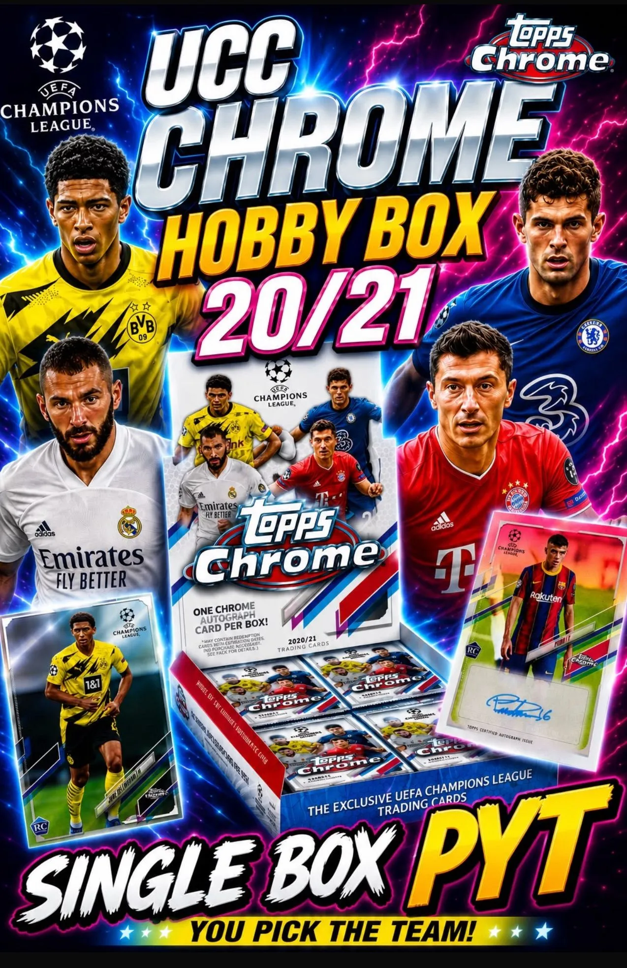 CHROME UCL 2020/21 HOBBY PYT WITH STU