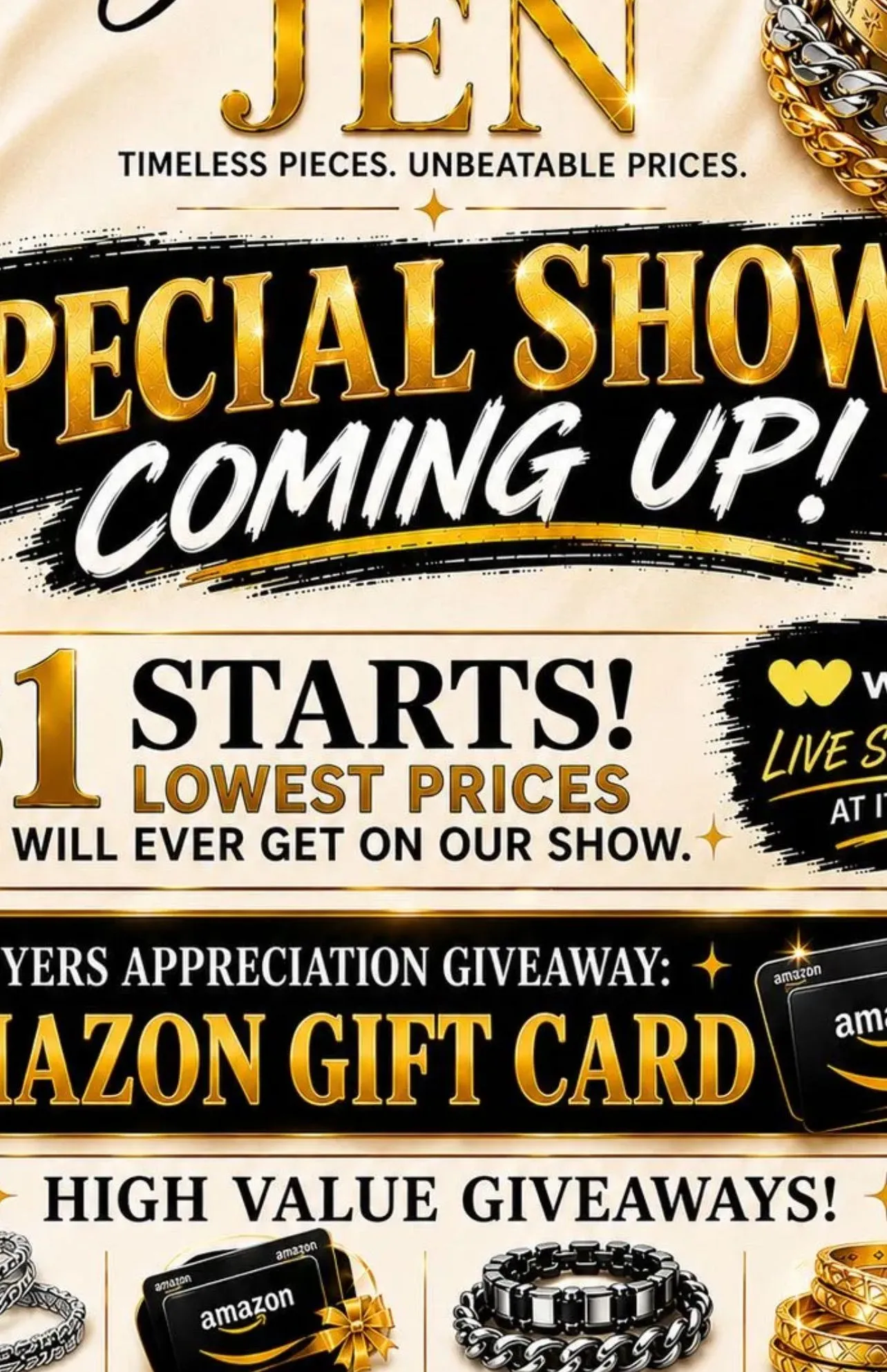 Thumbnail for live show