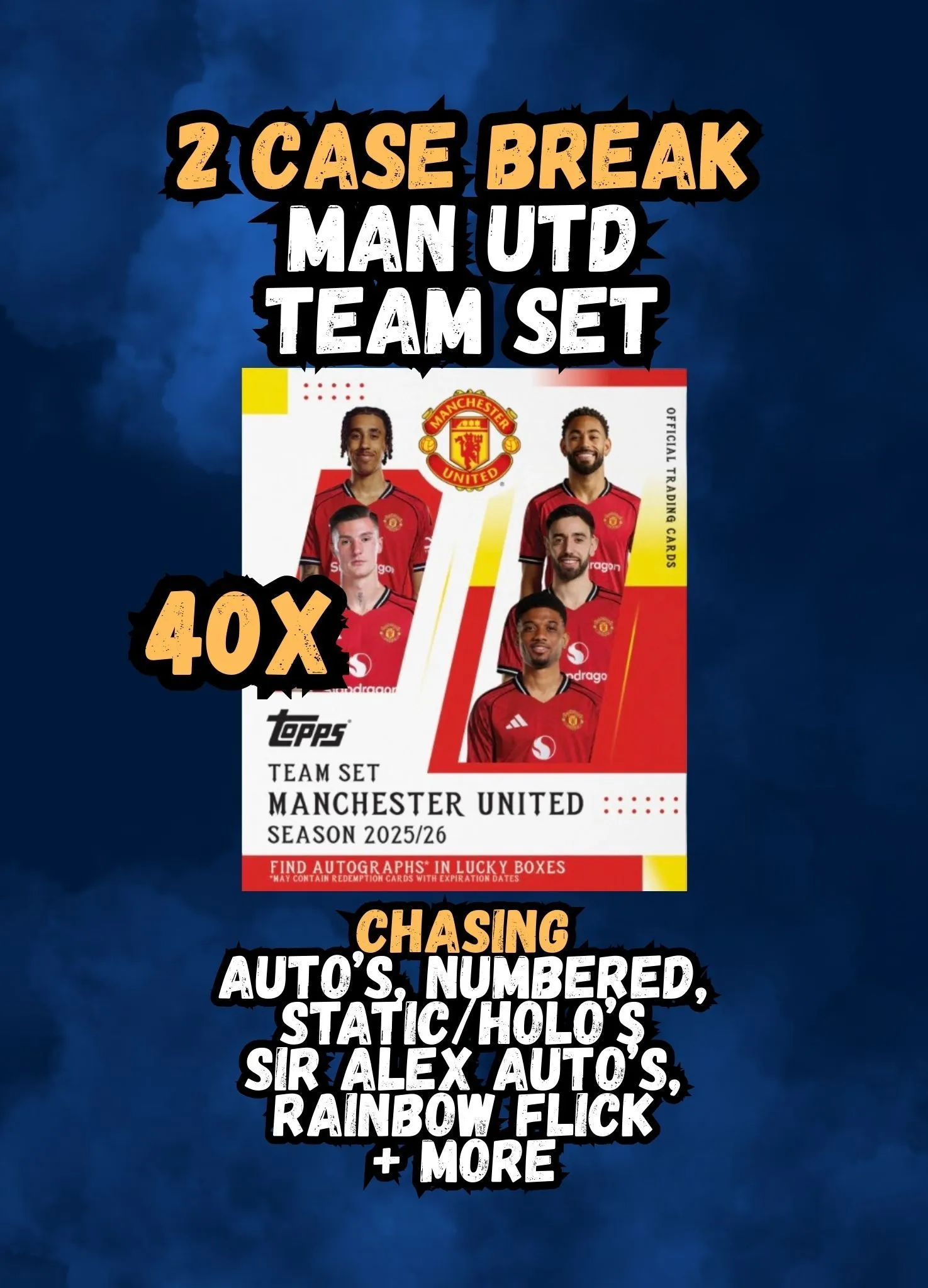 2 CASE BREAK - MAN UTD TEAM SET