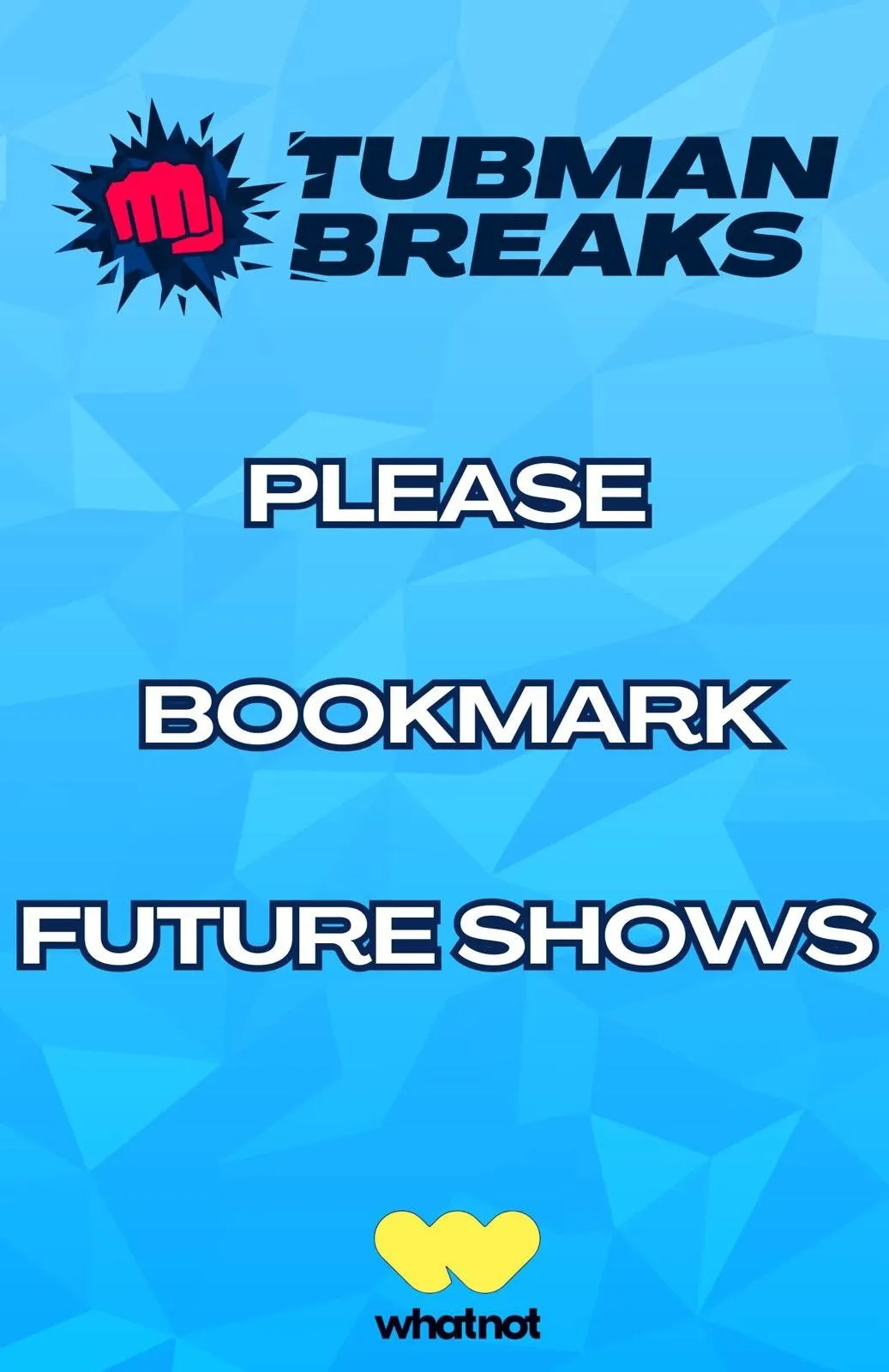 SHOW INBOUND! PLEASE BOOKMARK!