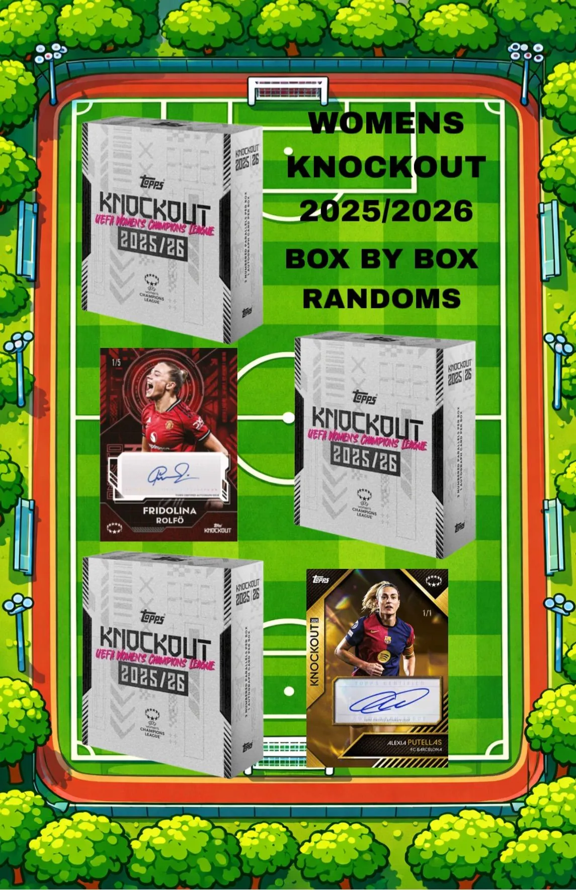 TOPPS WOMENS KNOCKOUT 2025/2026 BOX BY BOX