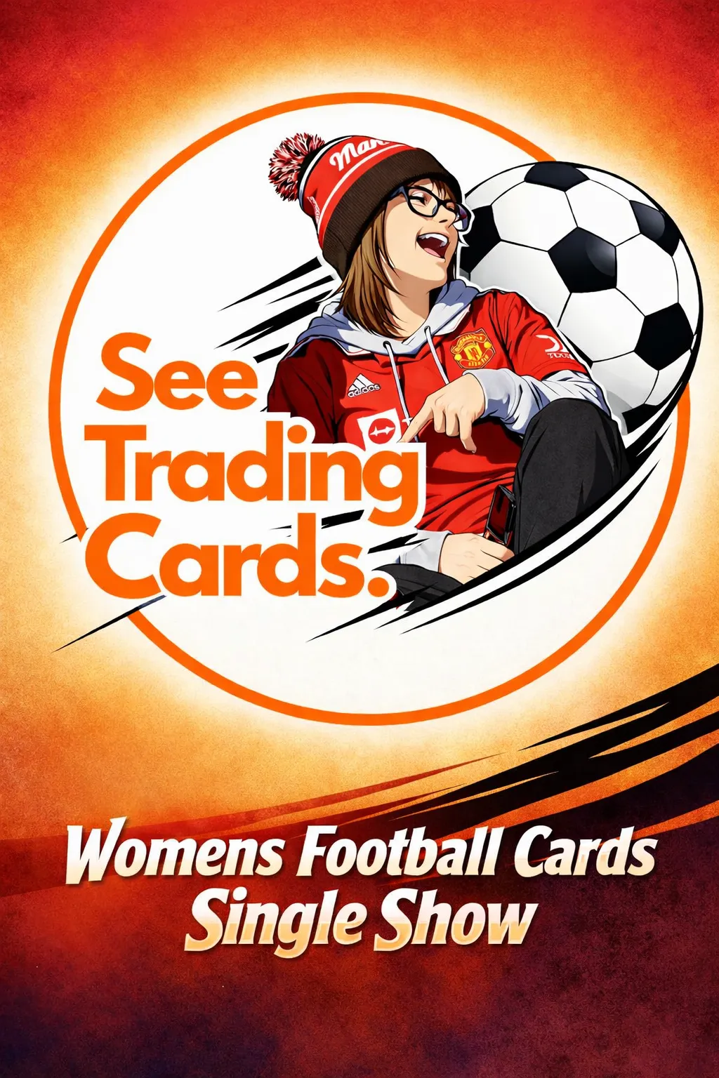 Womens Football Cards Single Show