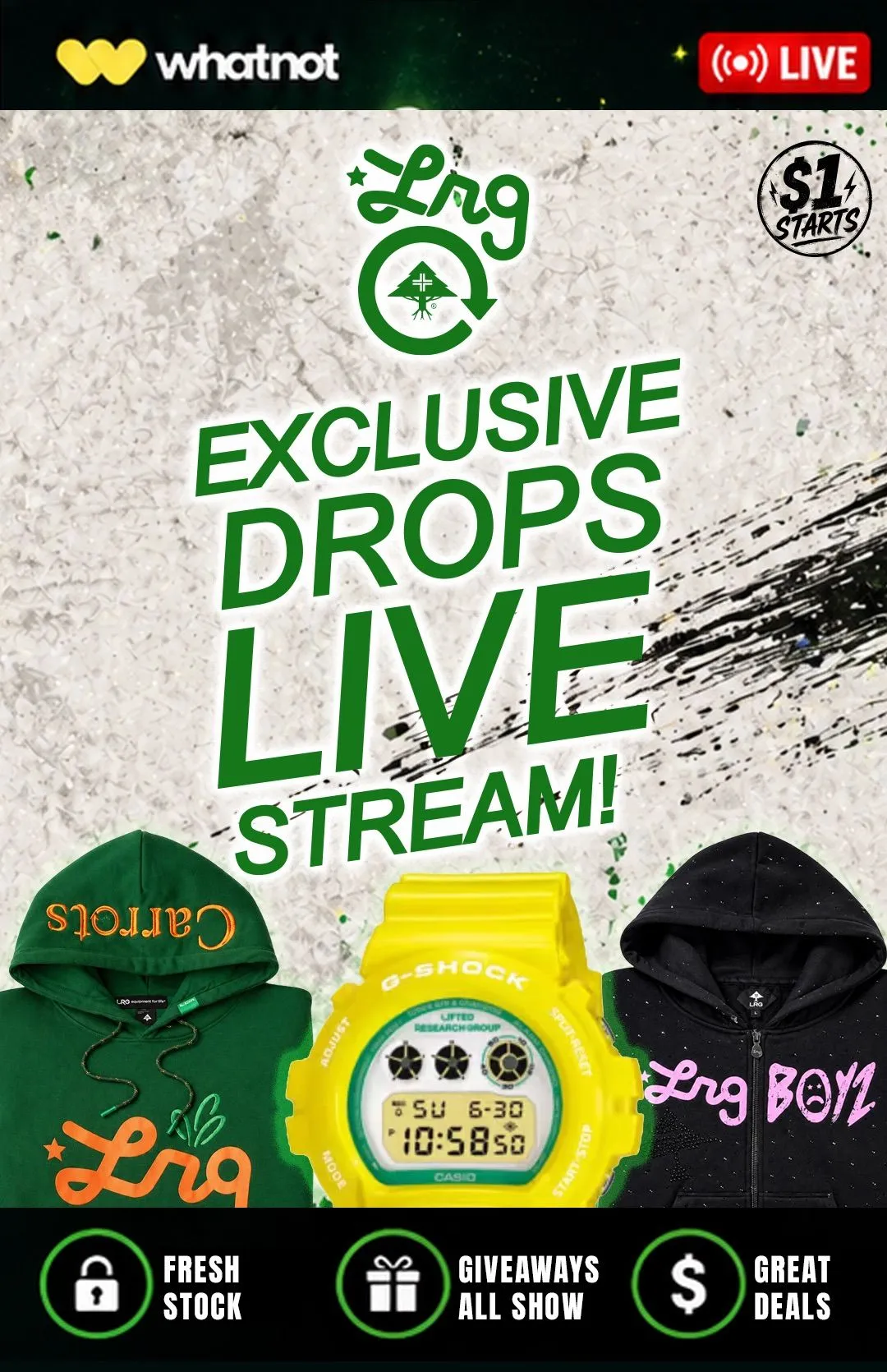 Thumbnail for live show