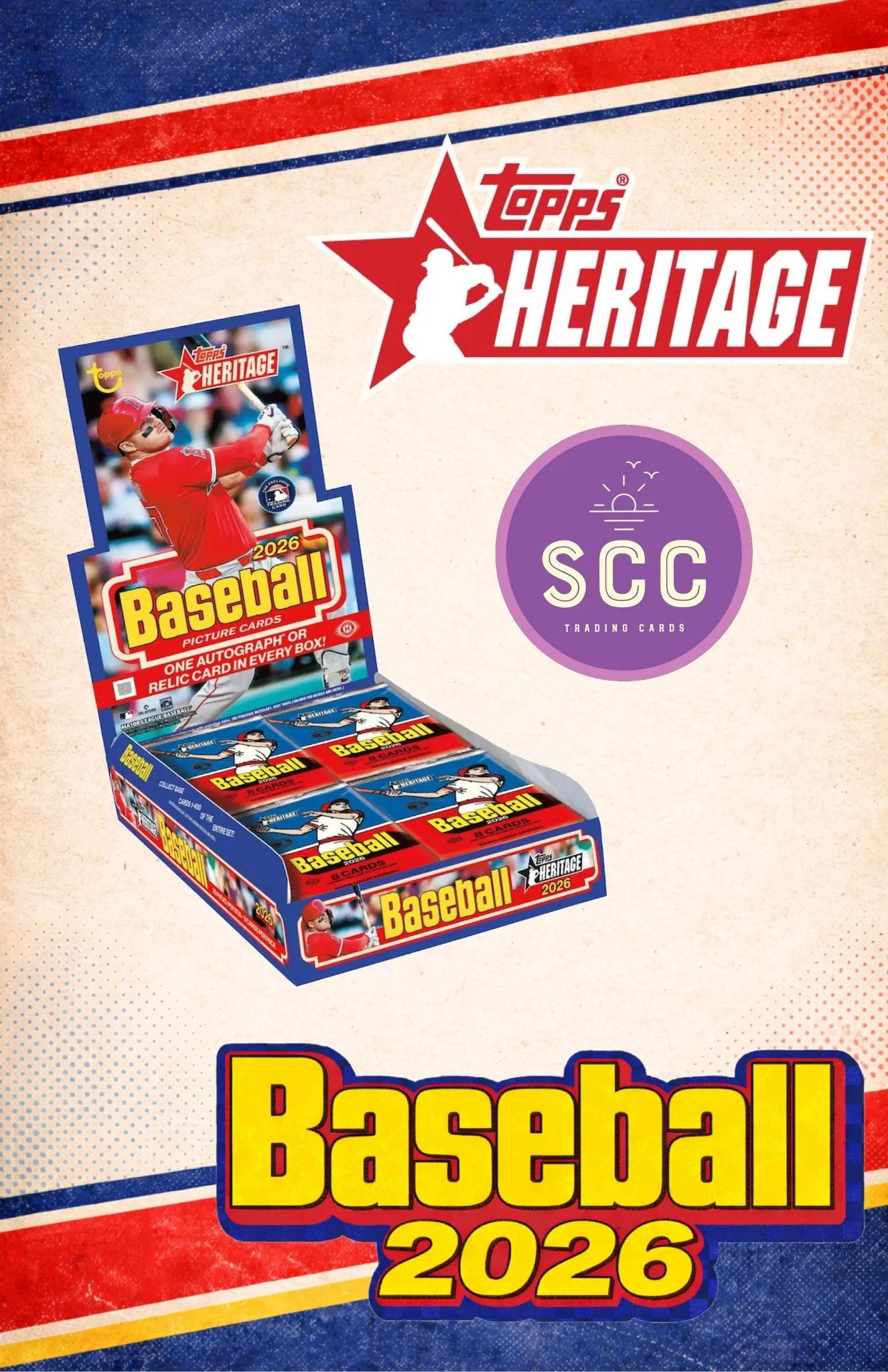 TOPPS HERITAGE 2026 RANDOM TEAM & RANDOM DIVISION BREAKS