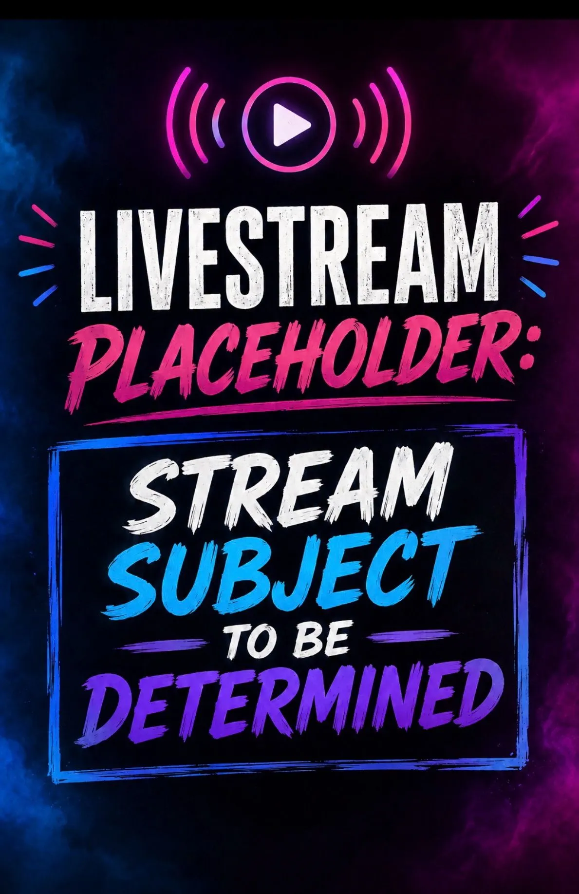 Thumbnail for live show