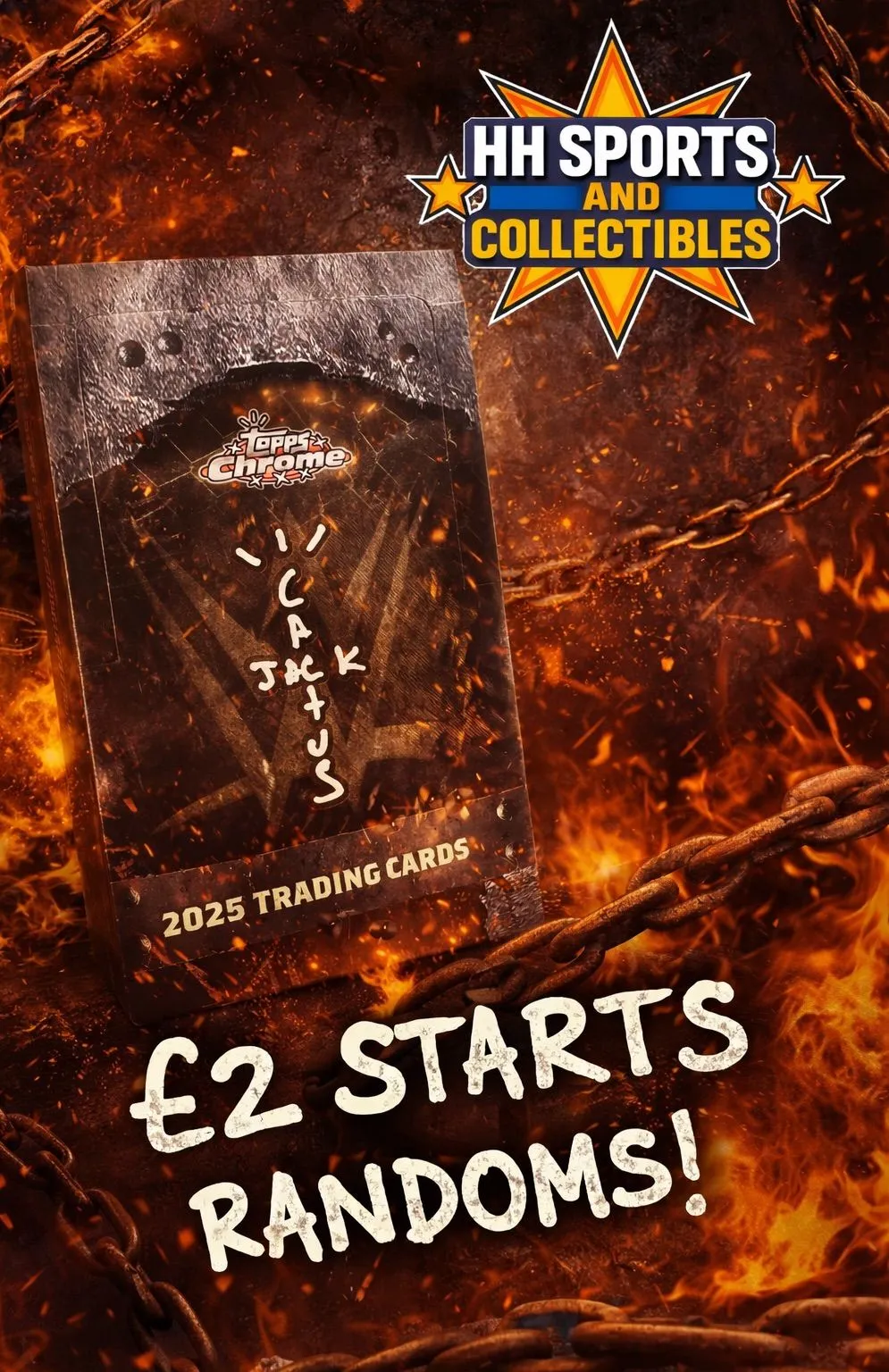 WWE Catcus Jack Randoms £2 Starts