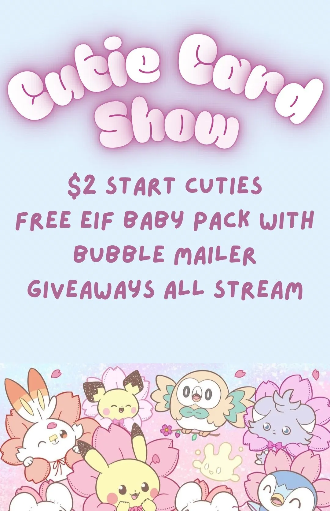 Thumbnail for live show