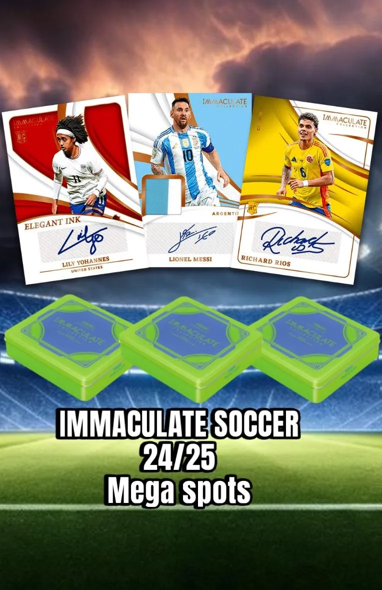 Immaculate soccer 24/25 MEGA SPOTS