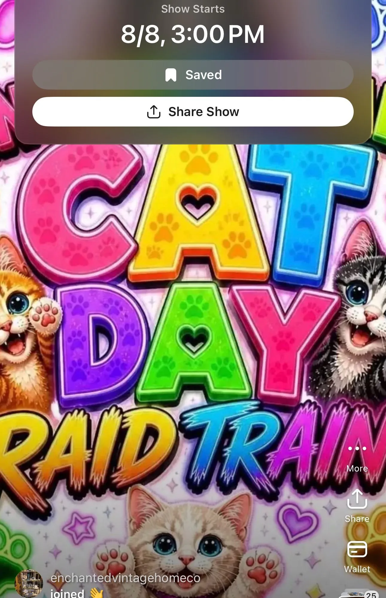 Thumbnail for live show