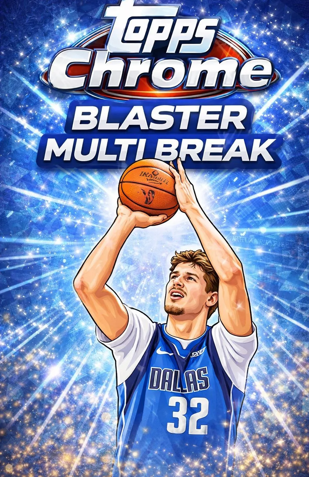🇬🇧 Topps Chrome Blaster Multiple Box Break (MAVS RUN LAST)