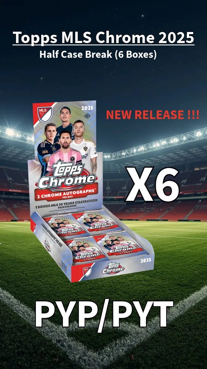 ⚽️ TOPPS CHROME MLS HALF CASER !!! NEW RELEASE 🔥🔥  PYP/PYT