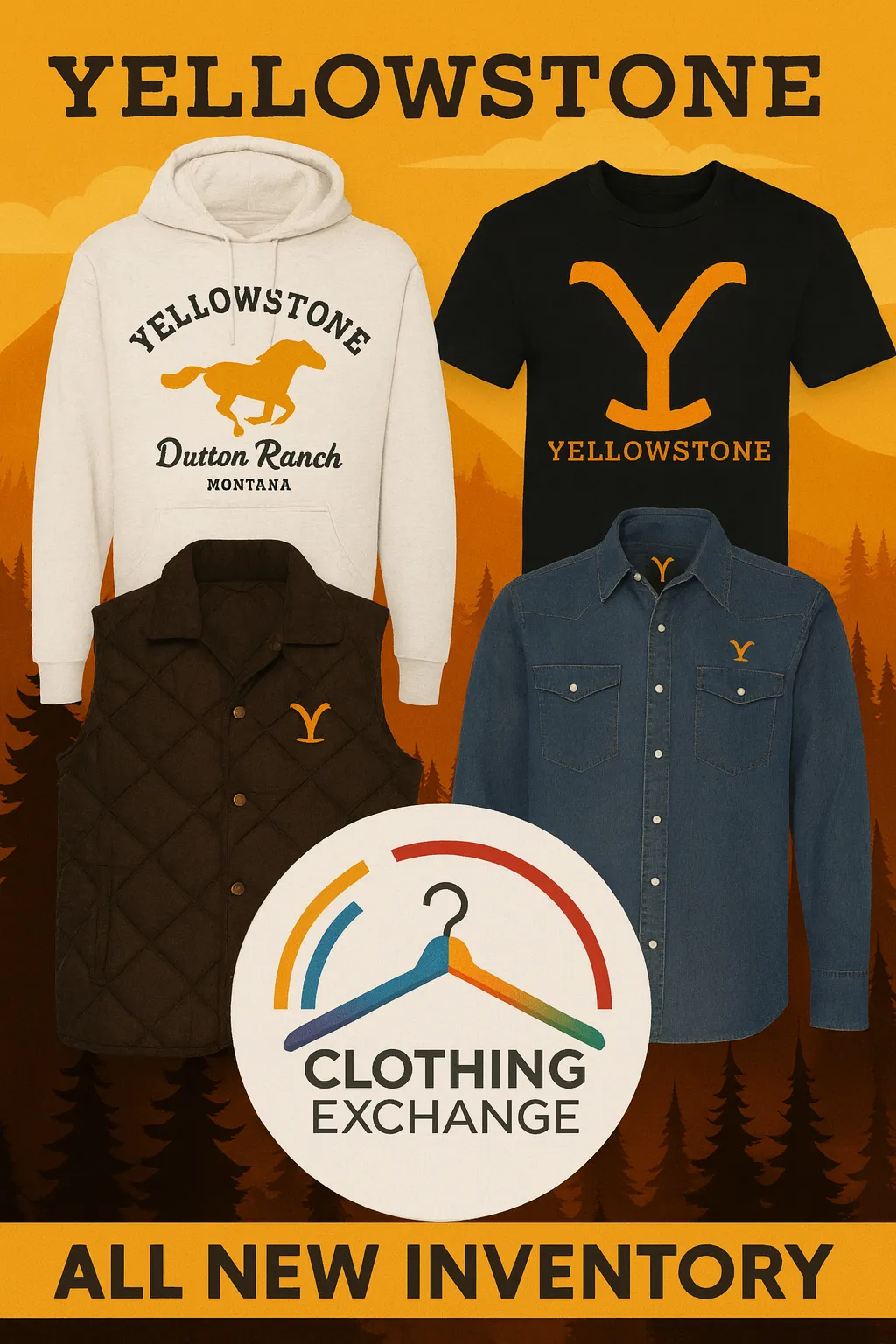 Clothing Exchange Presents: All New Yellowstone Clothing Show [Flannels, Hoodies, Shirts, Puffer jackets & More.]