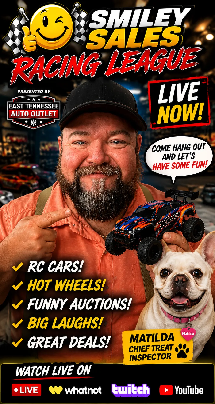 Thumbnail for live show