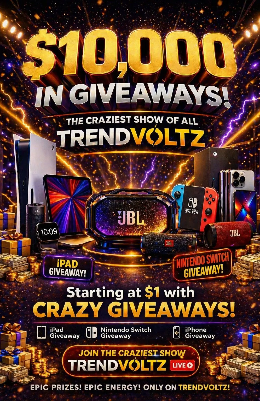 Thumbnail for live show