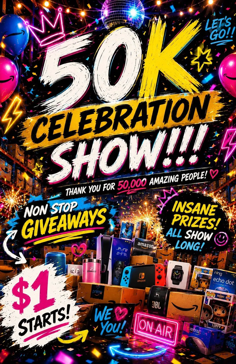 Thumbnail for live show