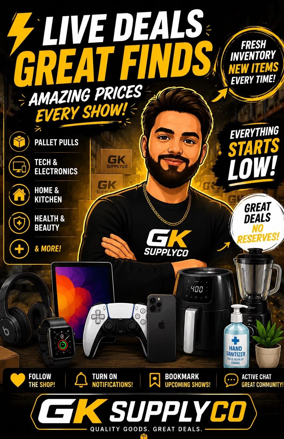 Thumbnail for live show