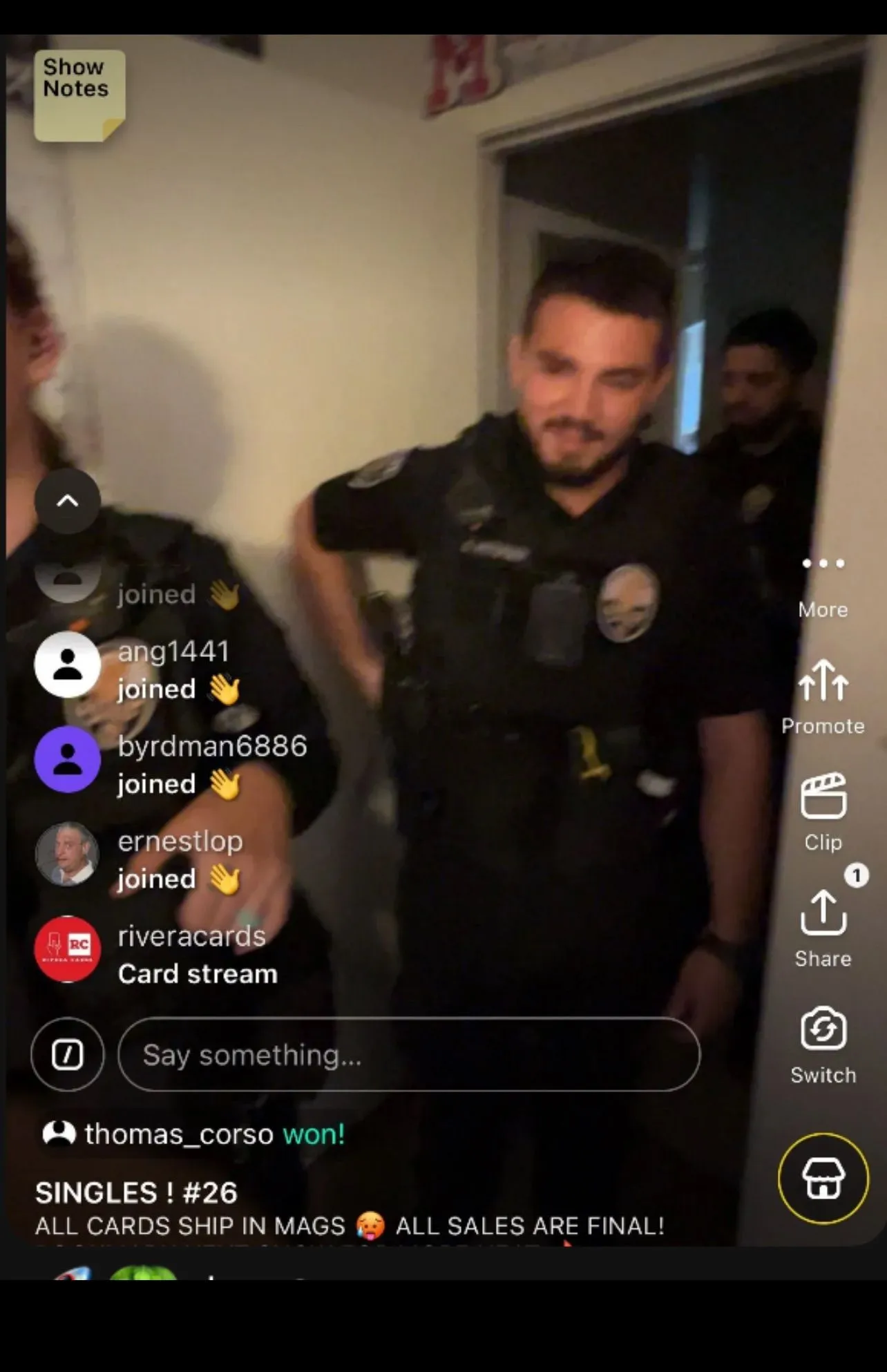 Thumbnail für Live-Show