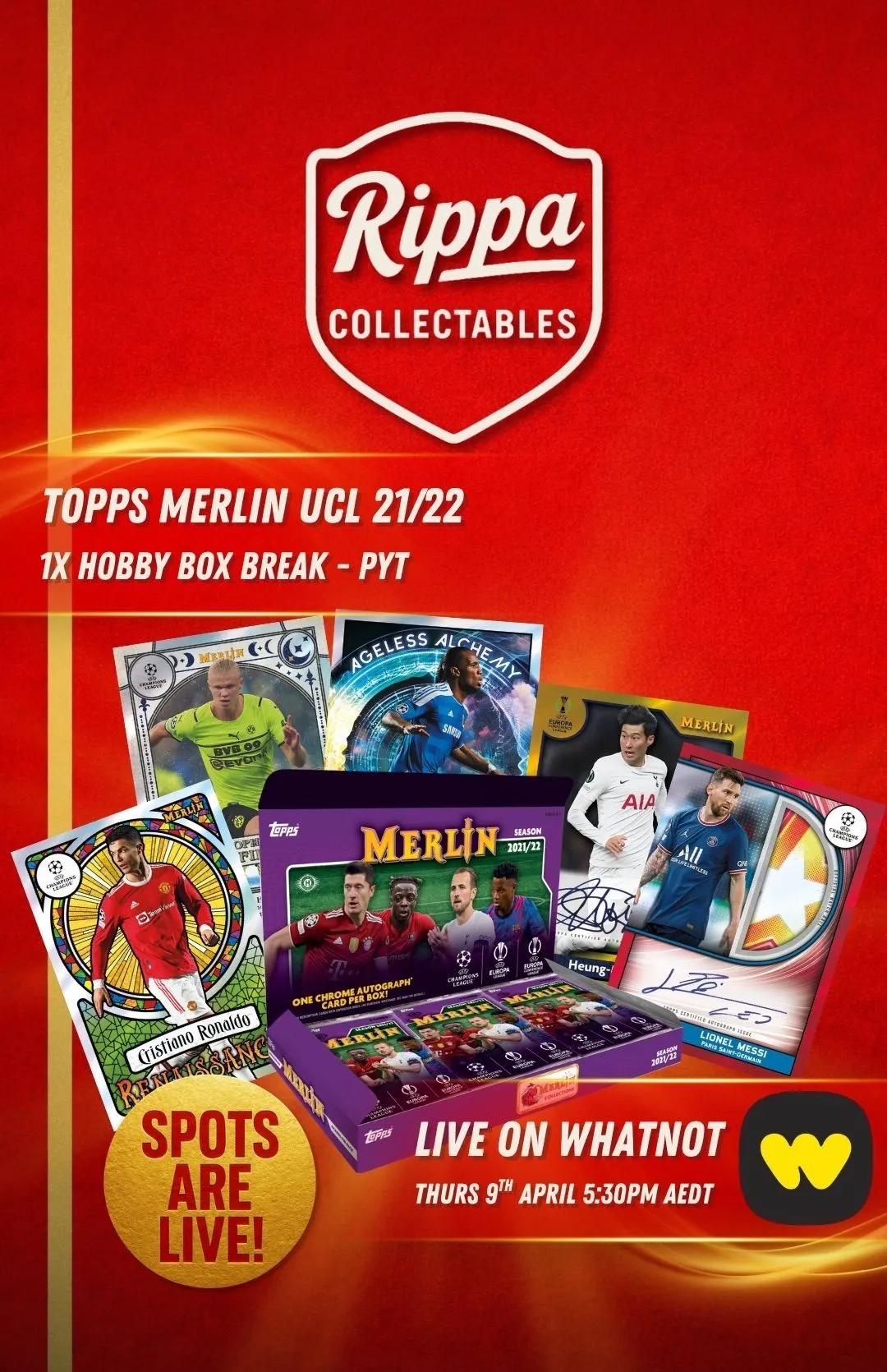 🇦🇺 Topps Merlin UCL 21/22 PYT