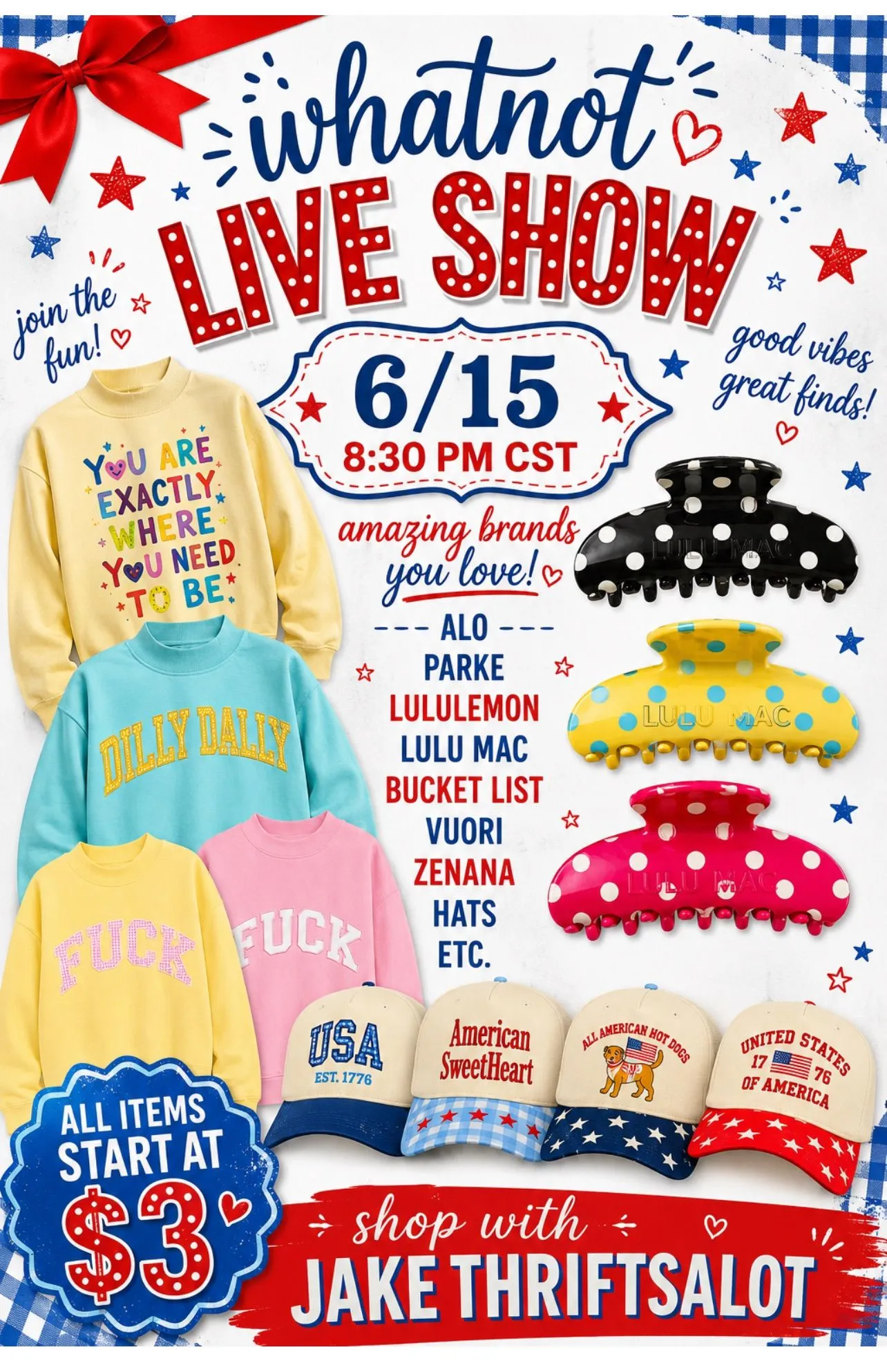 Thumbnail for live show