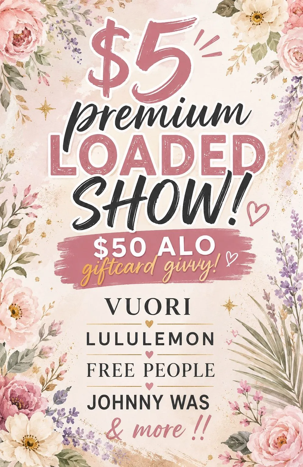 Thumbnail for live show