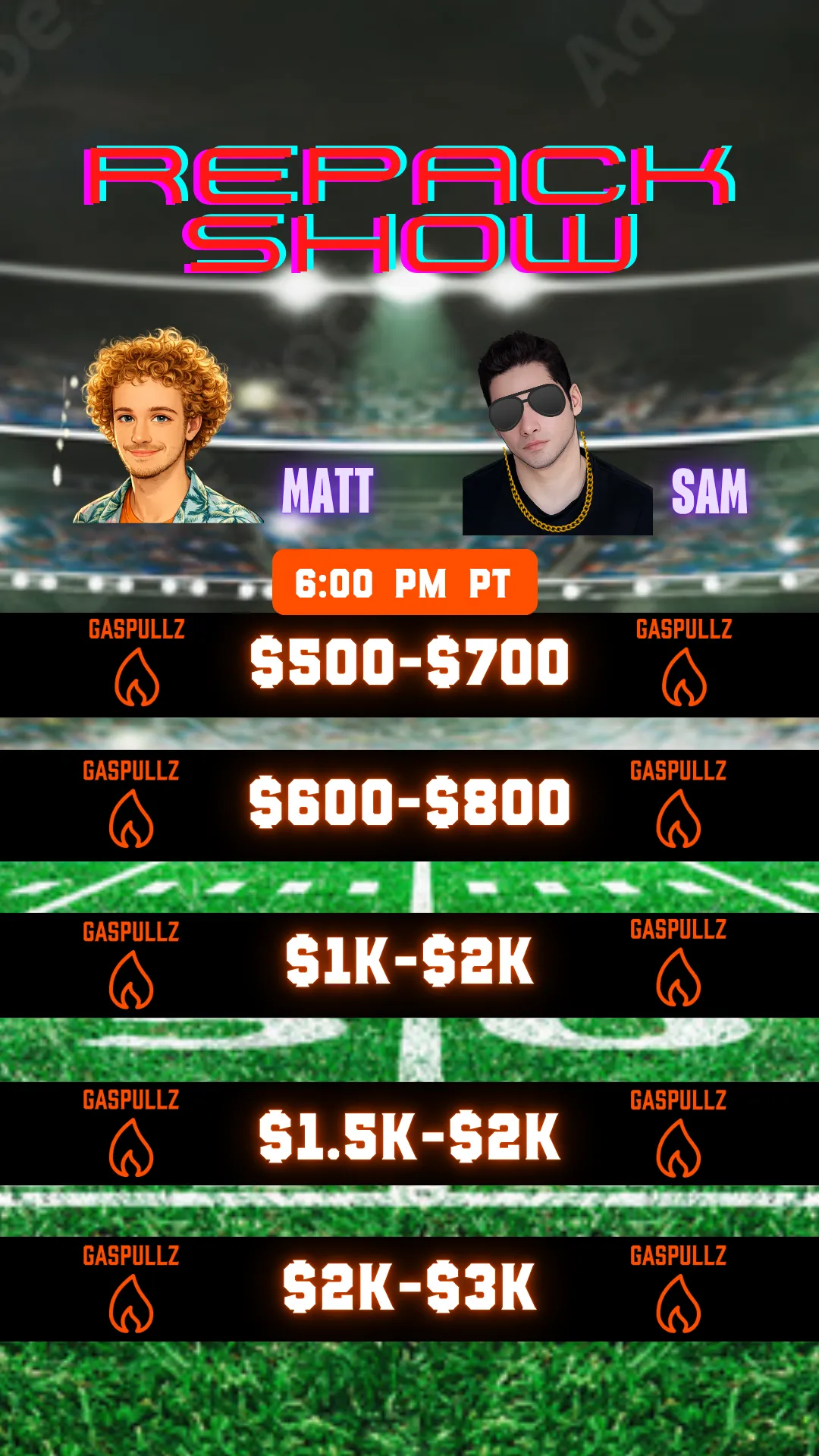 Thumbnail for live show