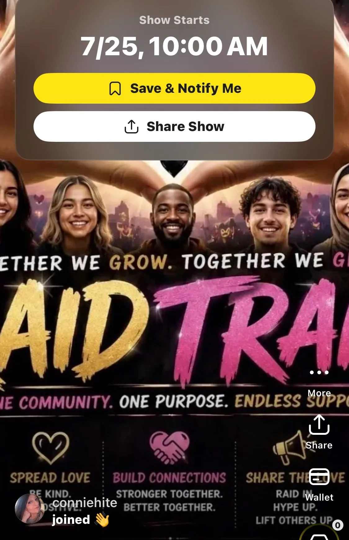 Thumbnail for live show