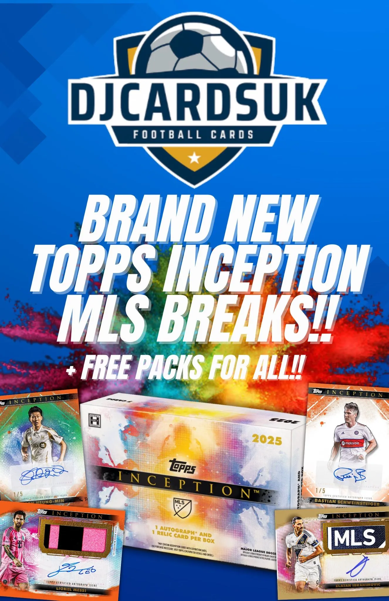 BRAND NEW INCEPTION MLS!! MESSI AUTOS?! 🤯 + FREE PACKS FOR ALL!!
