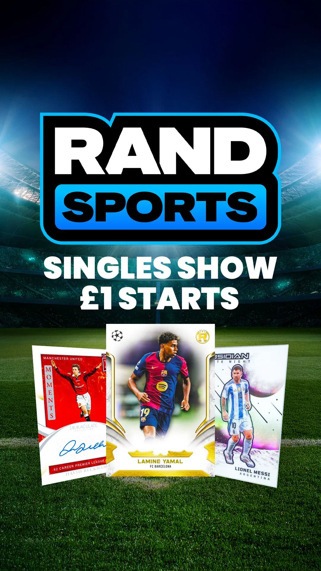 STACKED SINGLES SHOW!!! £1 START MADNESS!!!!