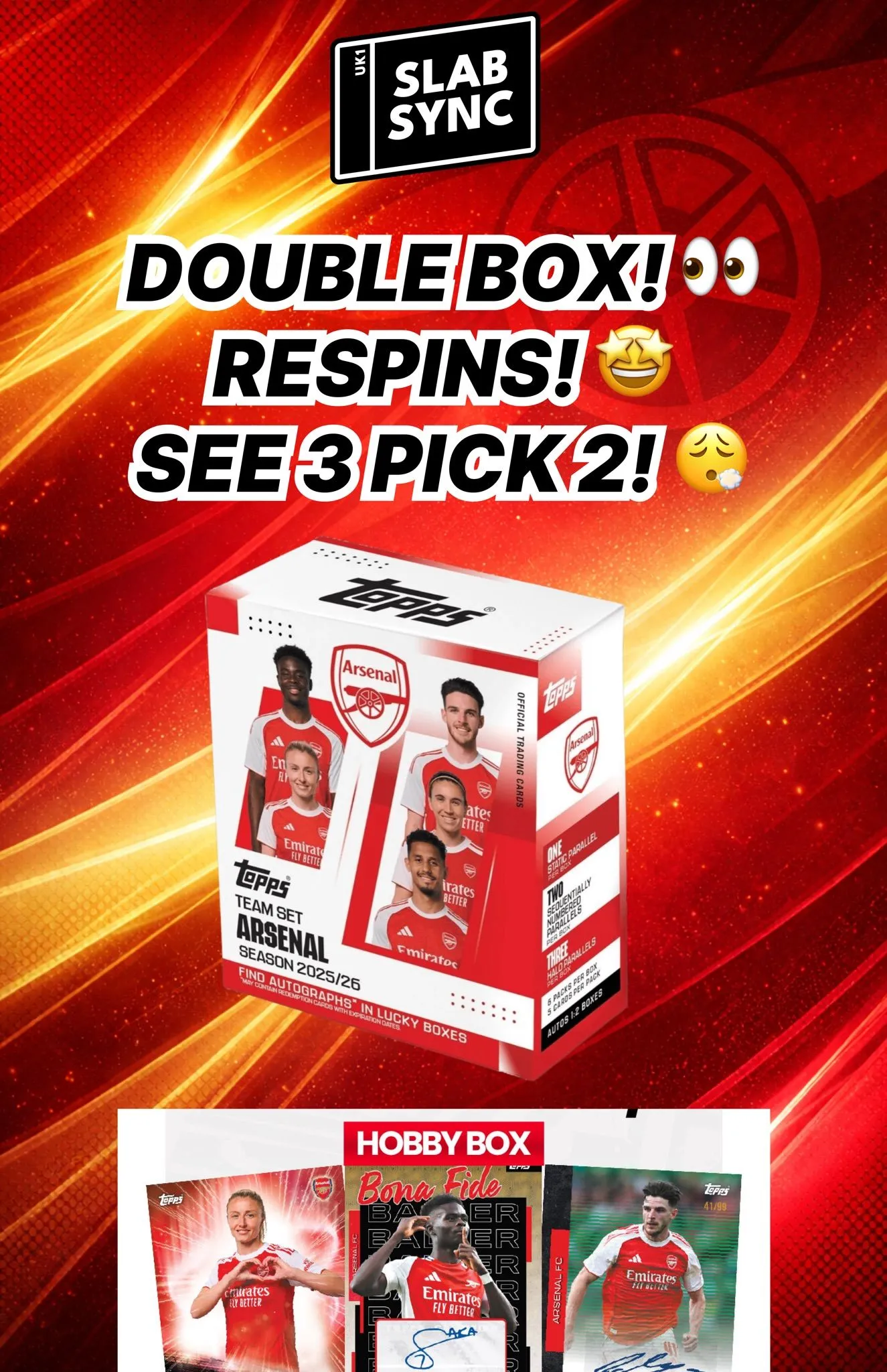 ARSENAL TEAM SET 25/26 | DOUBLE BOX BREAK 🤑