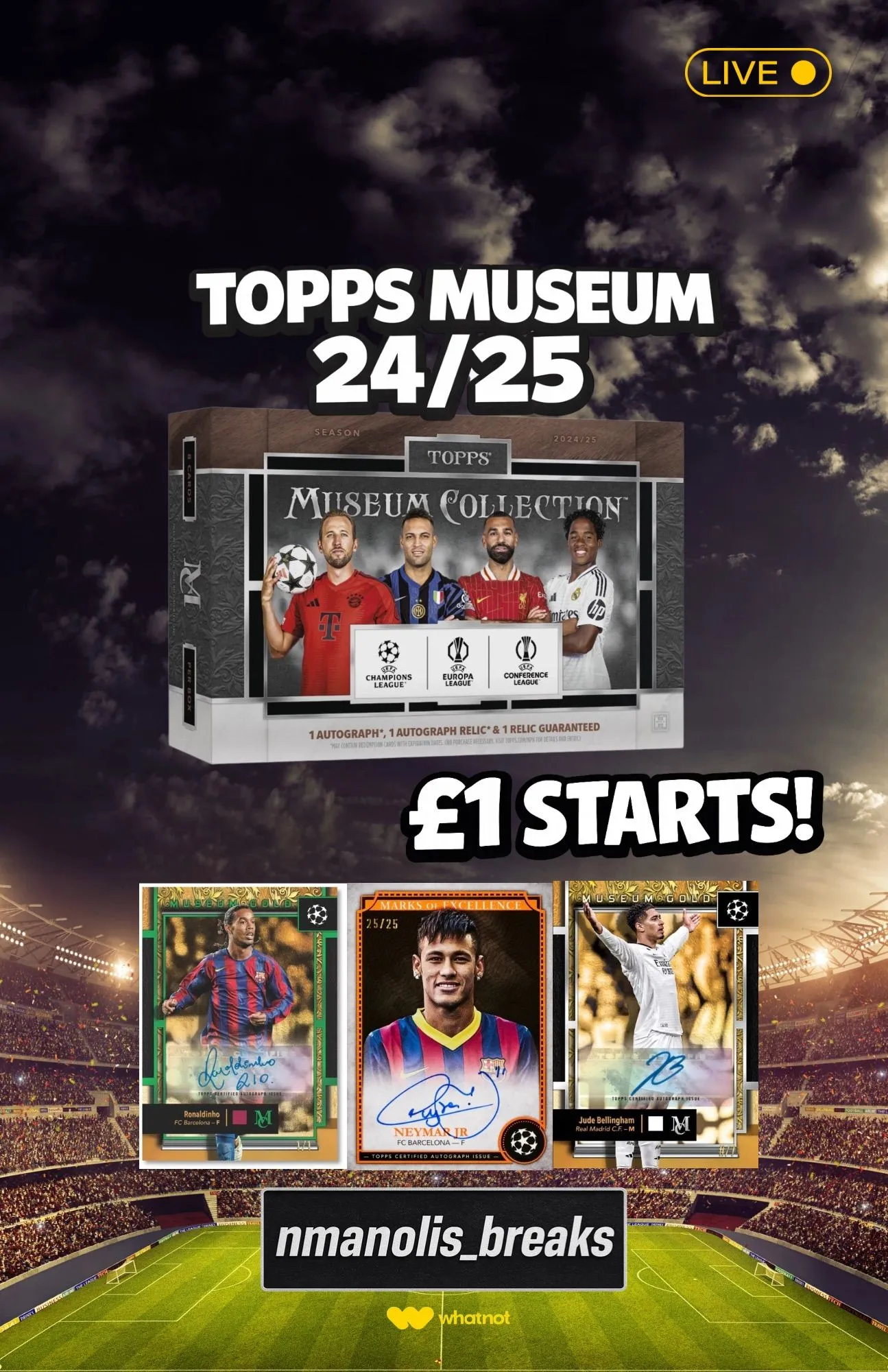 £1 STARTS‼️TOPPS MUSEUM FULL TEAMS!🔥