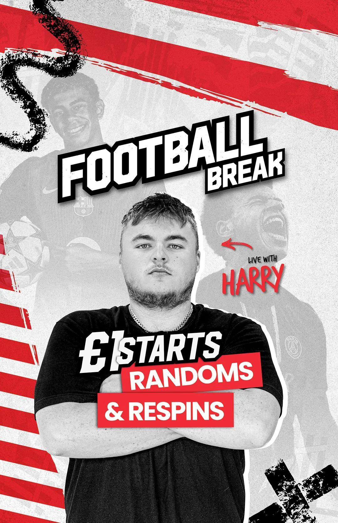 FOOTBALL BREAKS WITH HAZZA