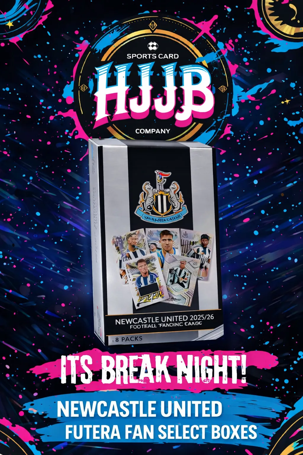 **BRAND NEW** NEWCASTLE FUTERA FAN SELECT!! 1/1 HUNTING!