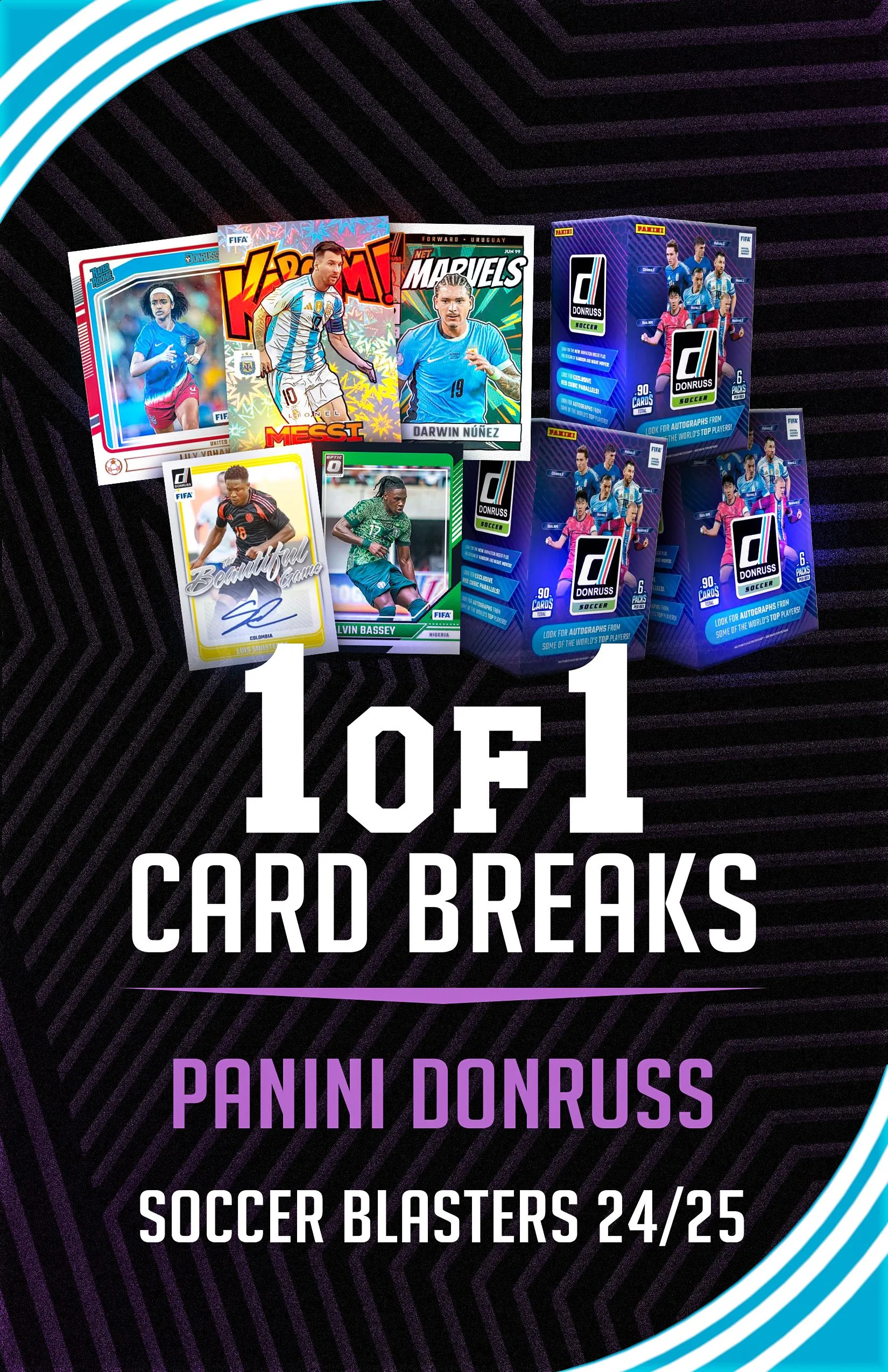 Panini Donruss Soccer 24/25 Blasters and Hobby Mix with Luke