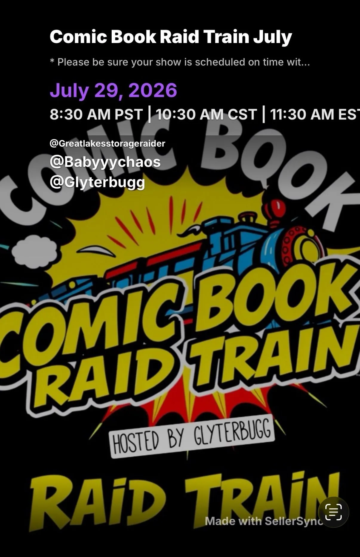 Thumbnail for live show