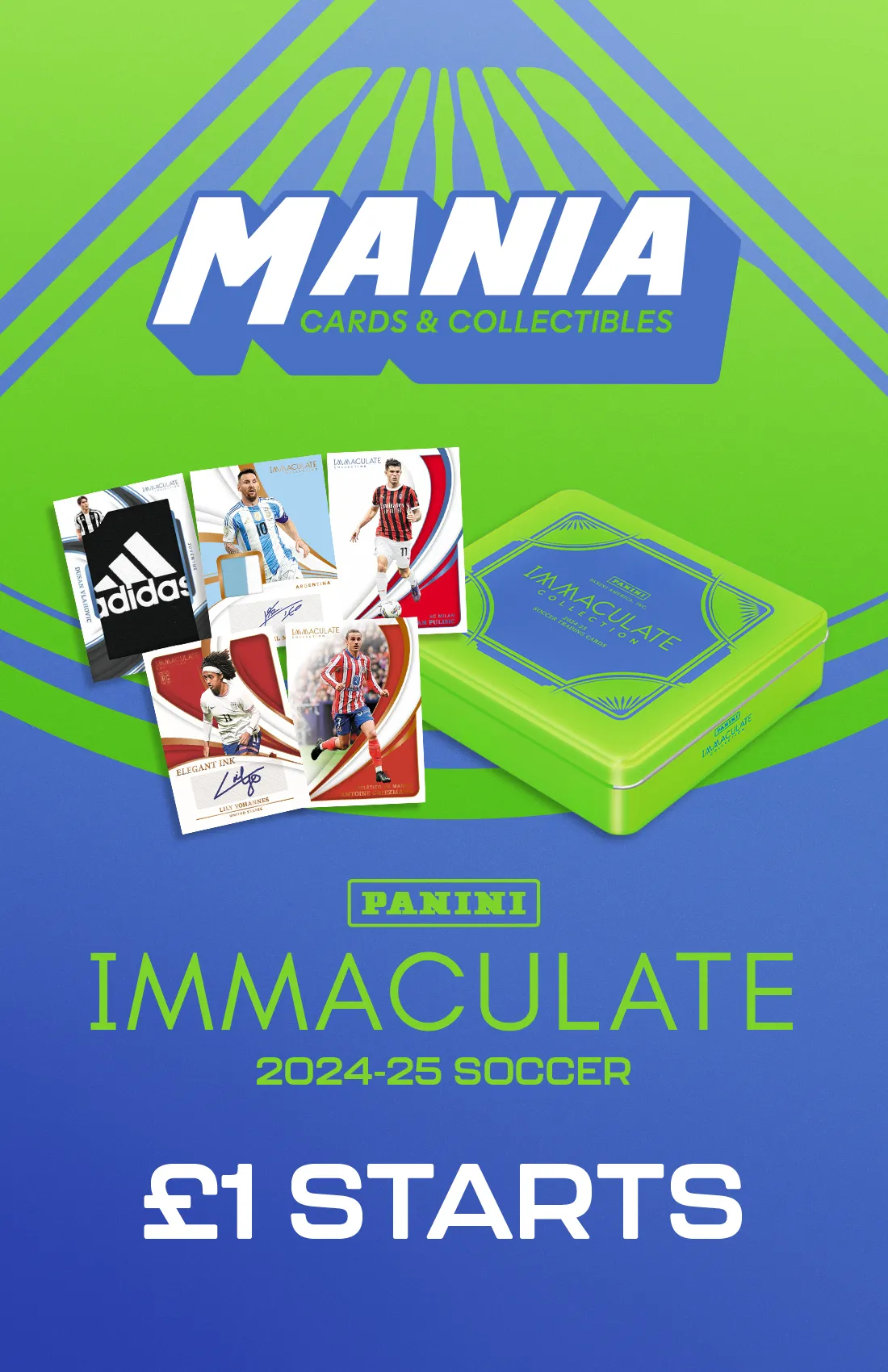 £1 STARTS PANINI IMMACULATE
