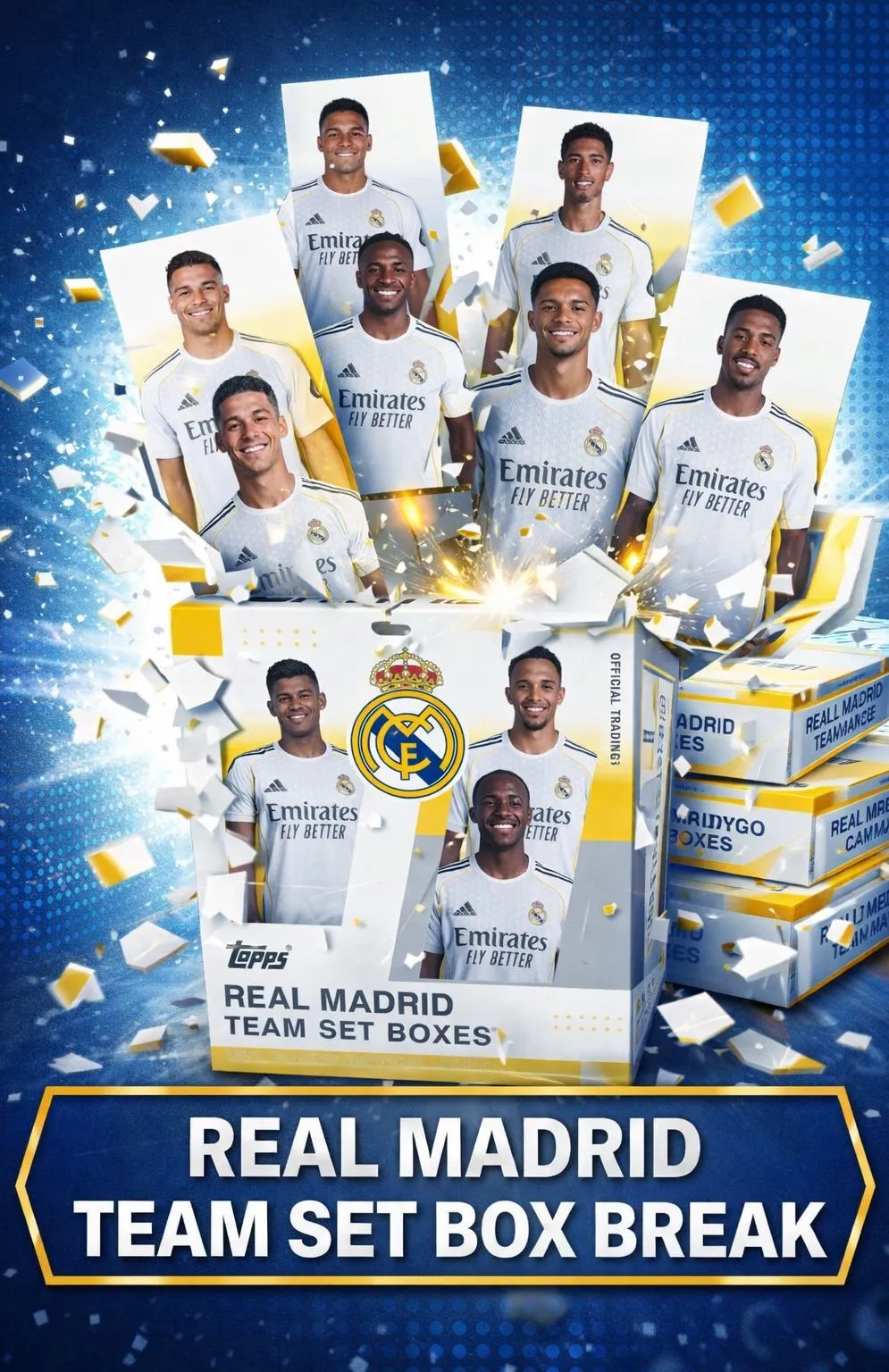 ⚜️🤍REAL MADRID TEAM SET BOX BREAK🤍⚜️