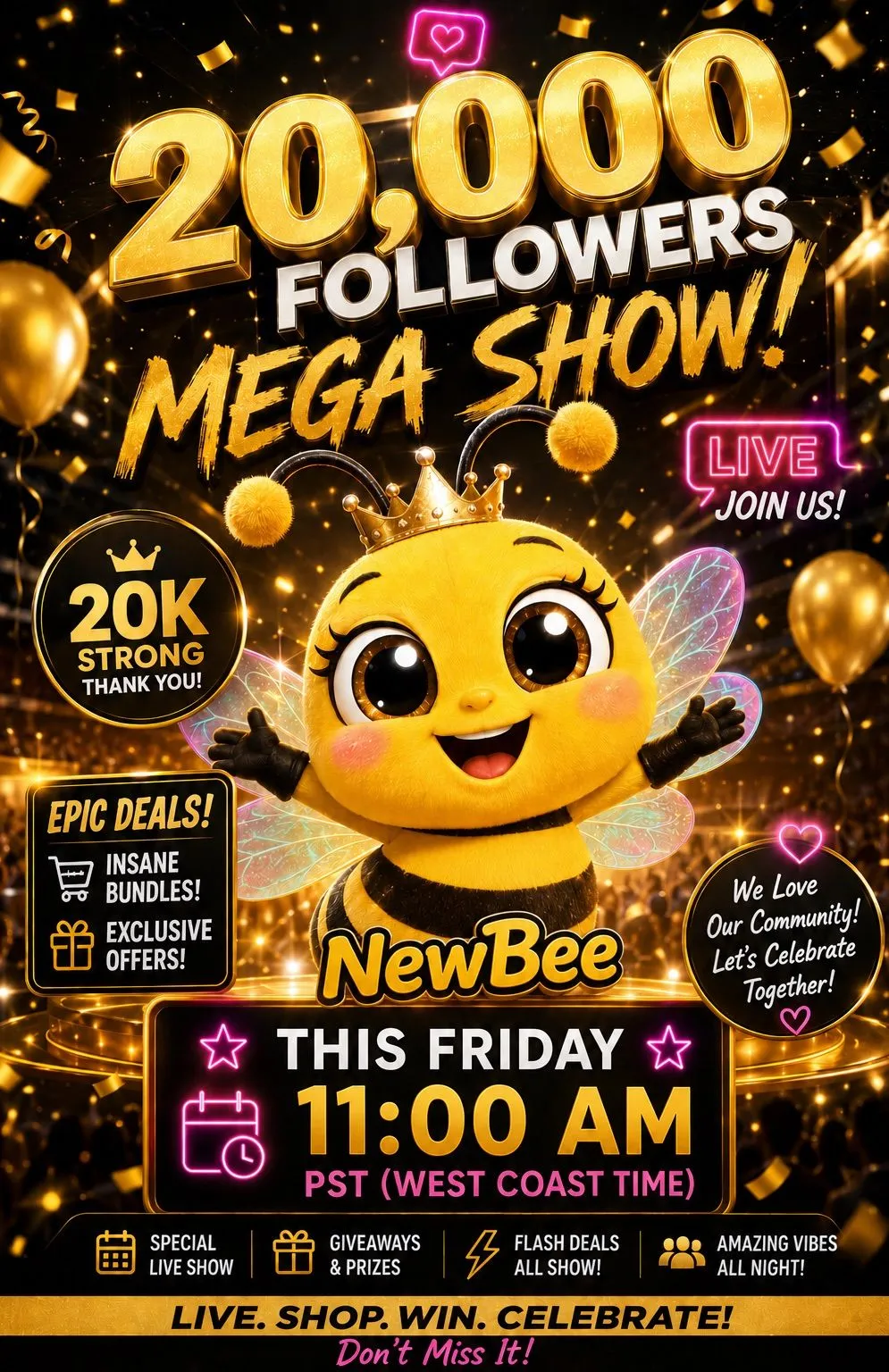 Thumbnail for live show
