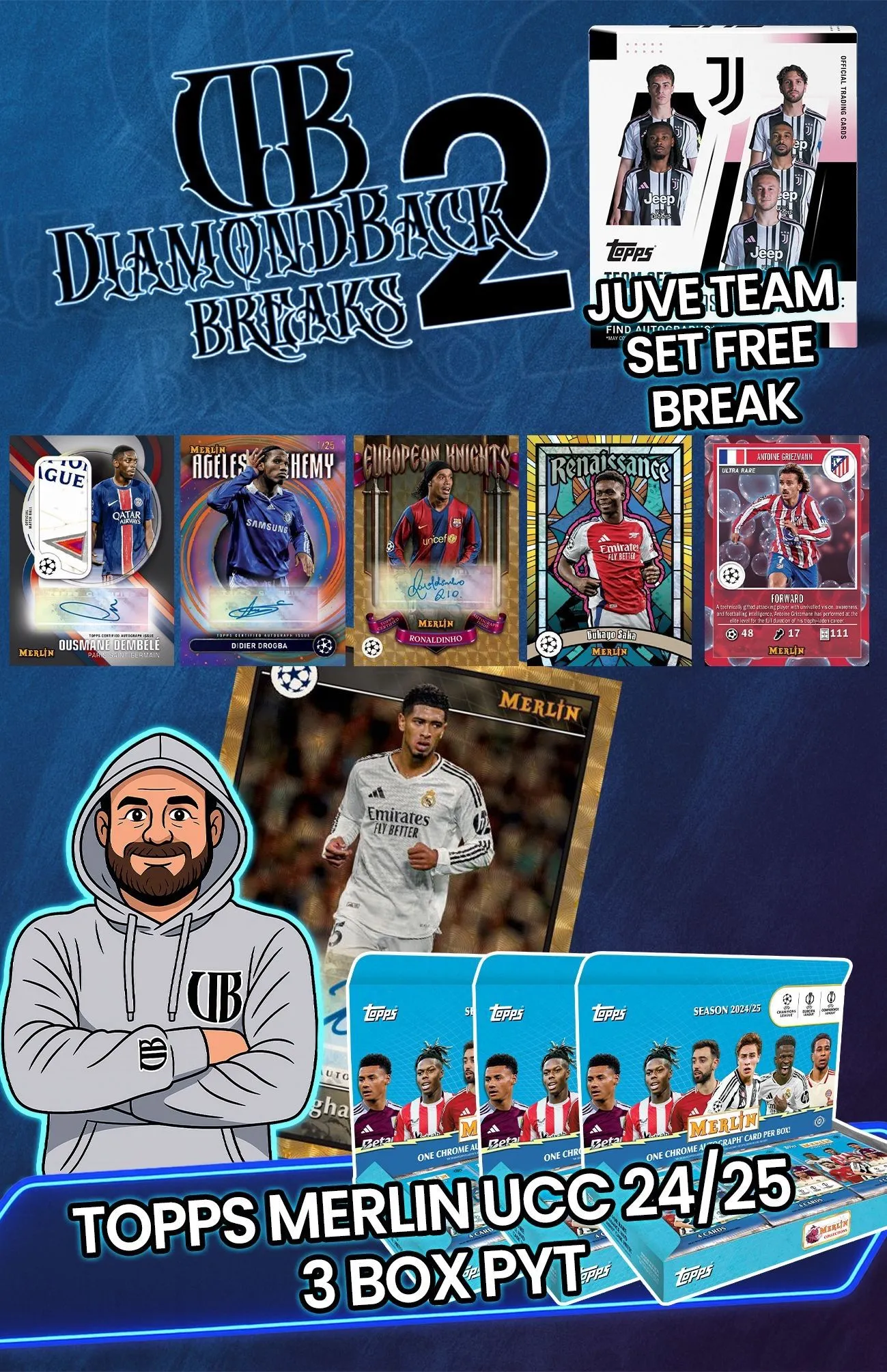 ** FREE BREAK** & TOPPS MERLIN 24/25