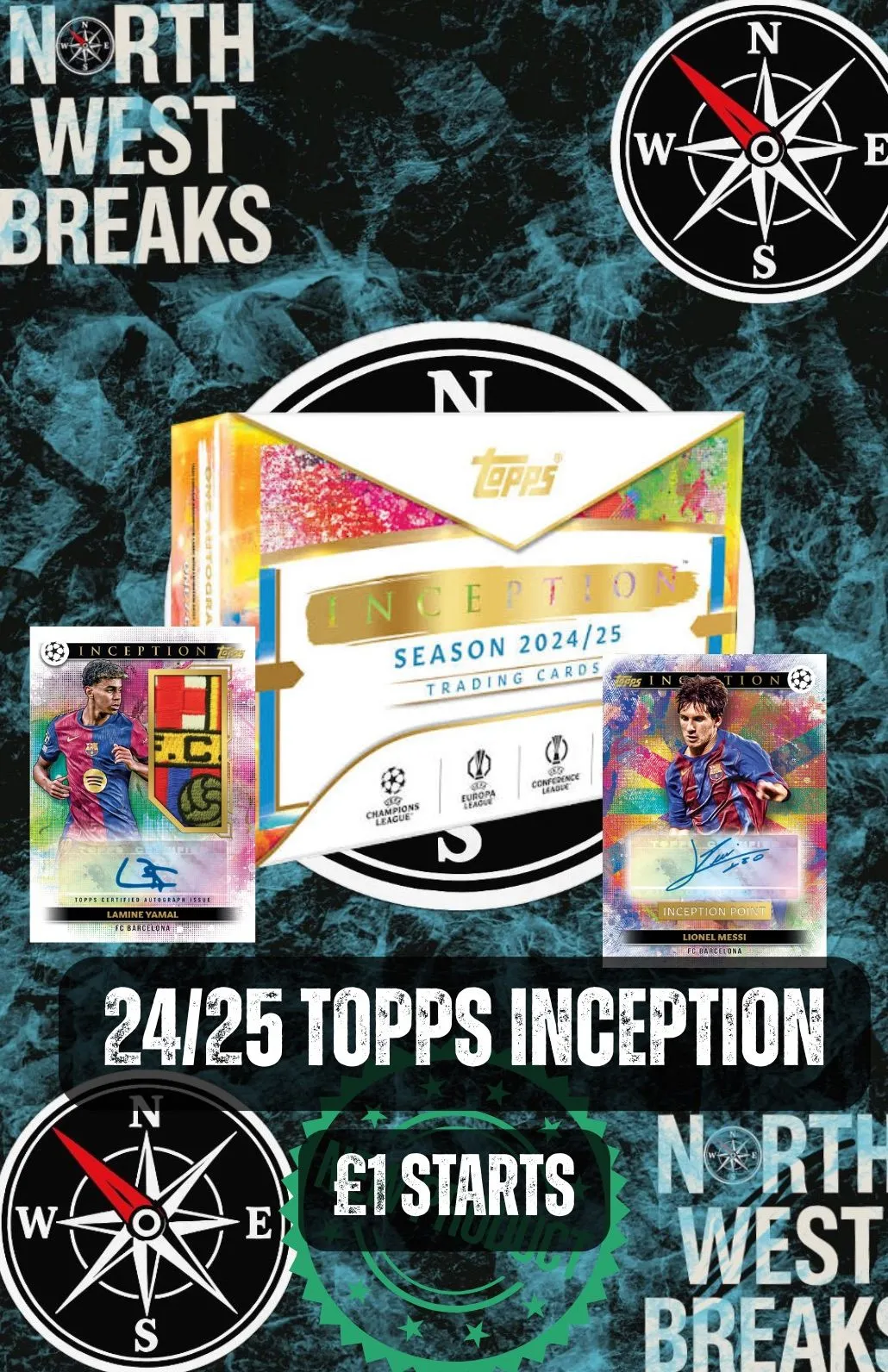 24/25 Topps Inception £1 Starts