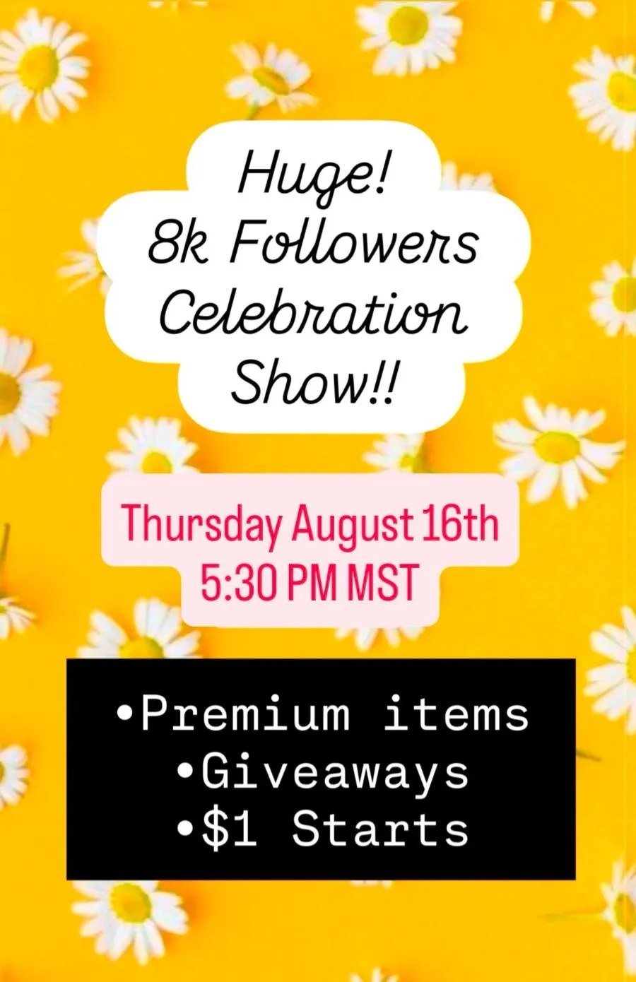 Thumbnail for live show