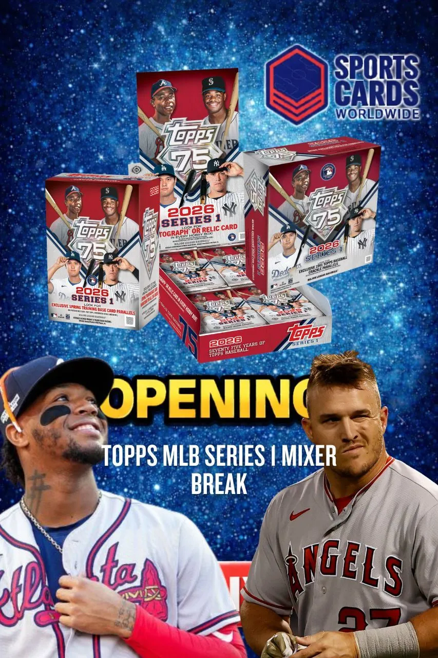 🇬🇧 Topps Series 1 MLB Mixer Break PYT with Loz