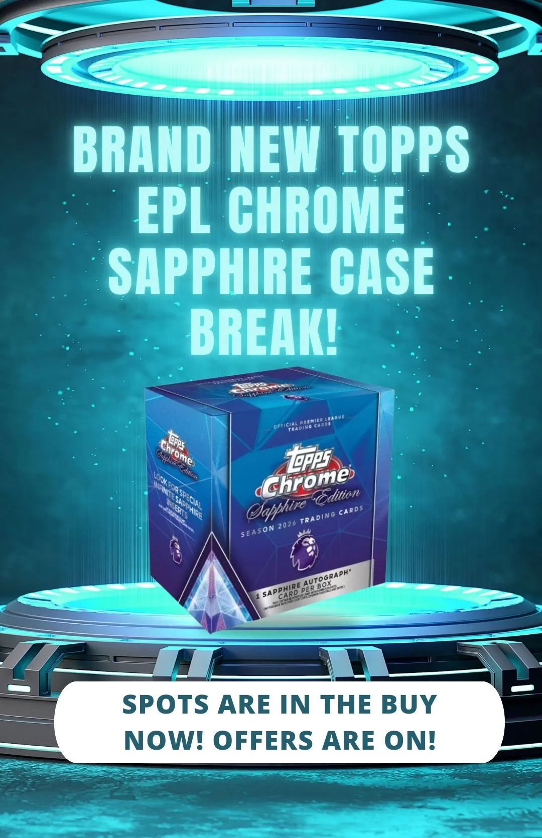 CASE BREAK! EPL SAPPHIRE 10 BOX CASE BREAK!
