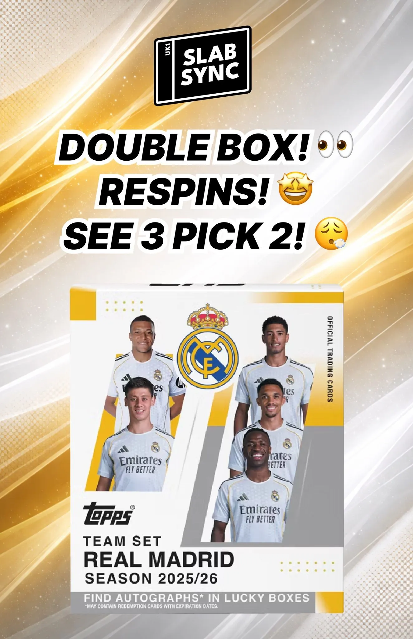 REAL MADRID TEAM SET 25/26 | DOUBLE BOX BREAK 🤑